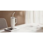 فلاسک ضد زنگ 1 لیتری شیائومی مدل Xiaomi Mijia Straw Cup 1L Stainless Steel - تصویر 4