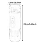 اسپرسو ساز قابل حمل شارژی مدل Portable Espresso 2in1– JY-001BX - تصویر 3