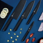 ست 5 تکه چاقوی آشپزخانه HUOHOU 5PCS Non-stick Stainless Steel Kitchen Knife Set - تصویر 10
