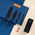 ست 5 تکه چاقوی آشپزخانه HUOHOU 5PCS Non-stick Stainless Steel Kitchen Knife Set - تصویر 11