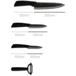 ست 4 عددی چاقو سرامیکی شیائومی HuoHou Nano Ceramic Knife Set 4 pcs - تصویر 5