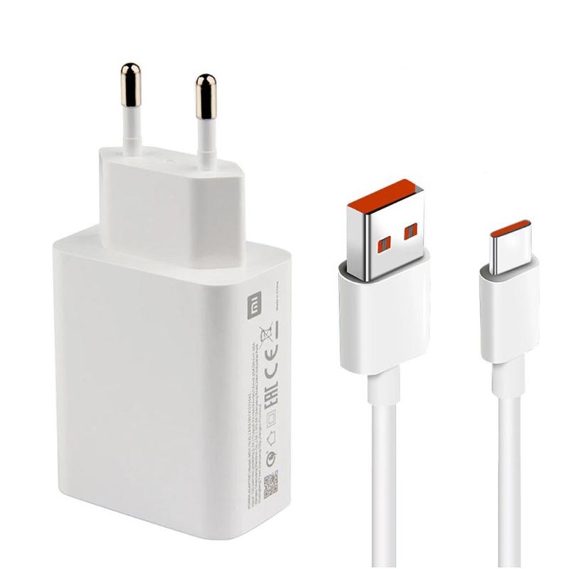 power-67w-01.jpg آداپتور و کابل شارژ 67 وات شیائومی بدون کارتن ( اورجینال ) - تصویر 1